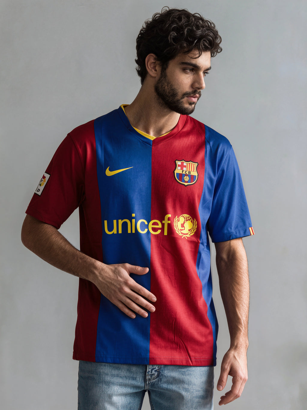 Camiseta Retro 06 Barcelona - Unicef